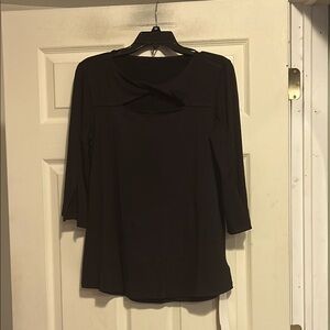 Luyaa Top Size Medium Black NWT